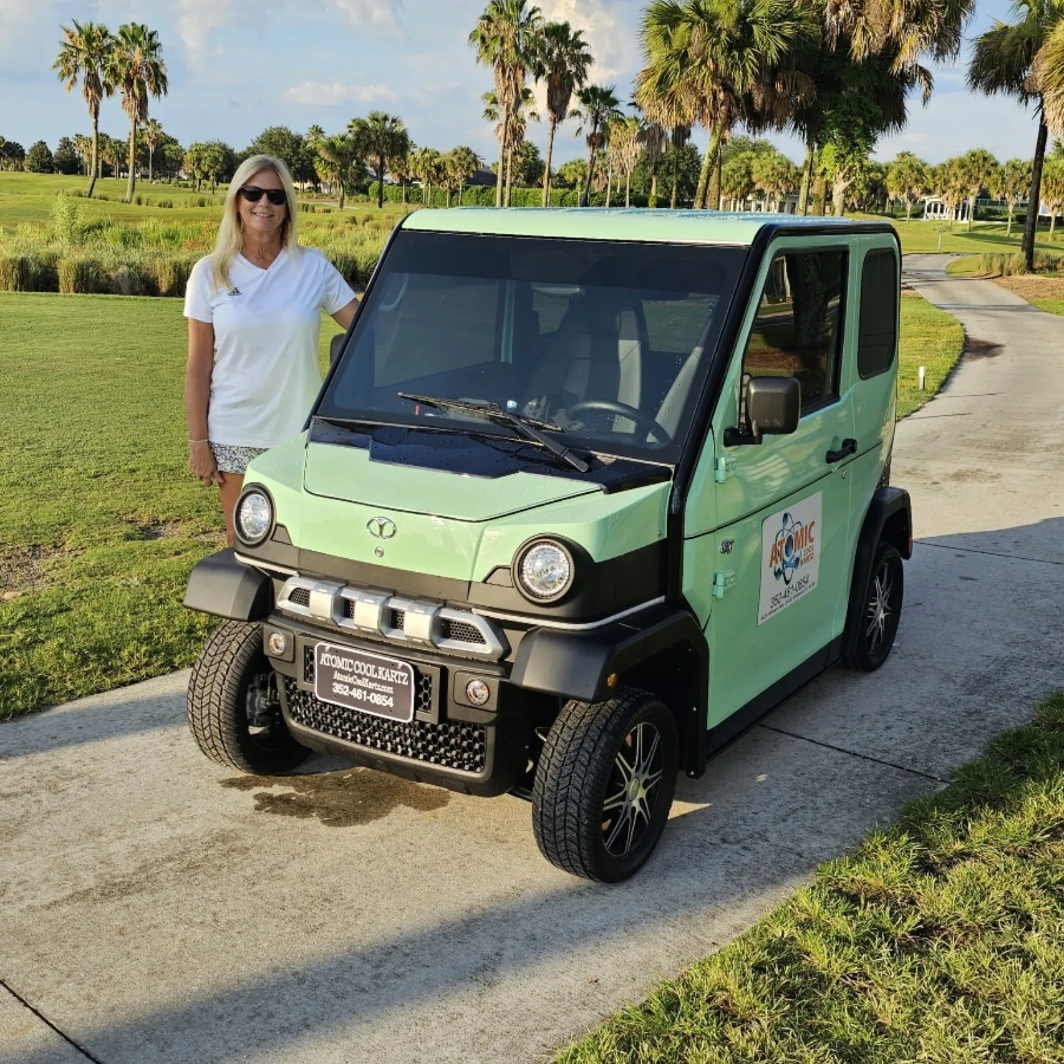 Customer at showroom